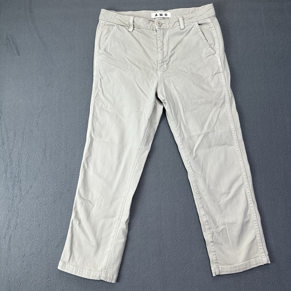 AMO Easy Trouser 27 Surplus Beige Utility Crop Chino Gorpcore Cargo